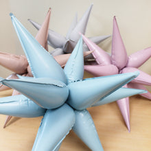 Load image into Gallery viewer, Ellie&#39;s Pastel Blue Starburst Cluster Balloon (26 Inches) - Ellie&#39;s Brand
