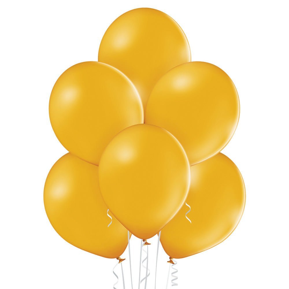 17" Ellie's Honeycomb (Yellow Orange) Latex Balloons (25 Count) - Ellie's Brand