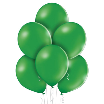 17" Ellie's Leaf Green (Emerald) Latex Balloons (25 Count) - Ellie's Brand