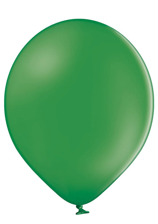 17" Ellie's Leaf Green (Emerald) Latex Balloons (25 Count) - Ellie's Brand