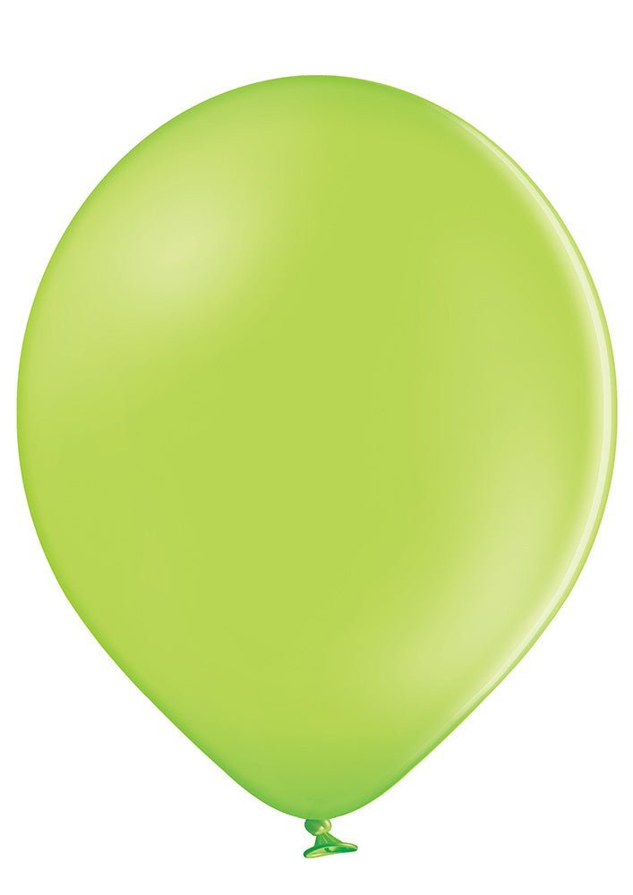 17" Ellie's Lime Twist (Bright Green) Latex Balloons (25 Count) - Ellie's Brand