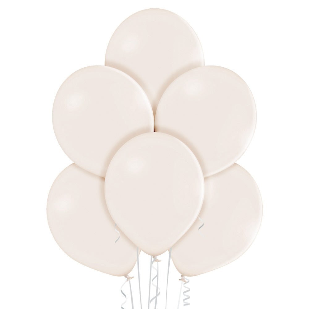 17" Ellie's Linen (White Sand) Latex Balloons (25 Count) - Ellie's Brand