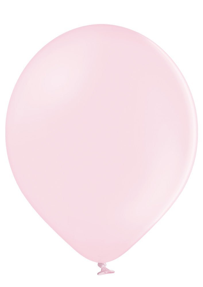 17" Ellie's Pink Lemonade (Pastel Pink) Latex Balloons (25 Count) - Ellie's Brand