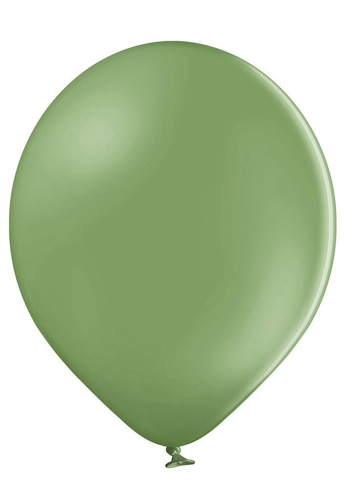 17" Ellie's Sage (Olive Green) Latex Balloons (25 Count) - Ellie's Brand