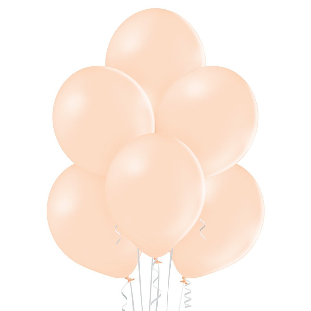 17" Ellie's Sherbert Peach Latex Balloons (25 Count) - Ellie's Brand