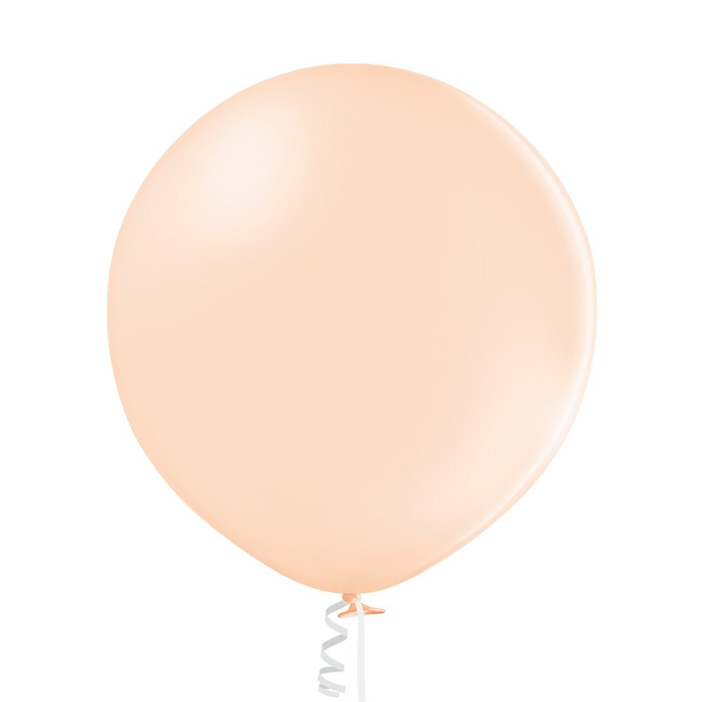 17" Ellie's Sherbert Peach Latex Balloons (25 Count) - Ellie's Brand