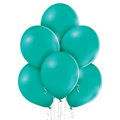 17" Ellie's Teal Waters (Turquoise) Latex Balloons (25 Count) - Ellie's Brand