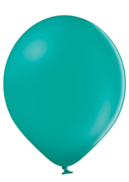 17" Ellie's Teal Waters (Turquoise) Latex Balloons (25 Count) - Ellie's Brand