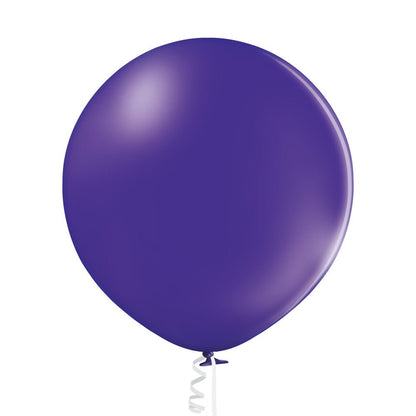 17" Ellie's Violet (Dark Purple) Latex Balloons (25 Count) - Ellie's Brand