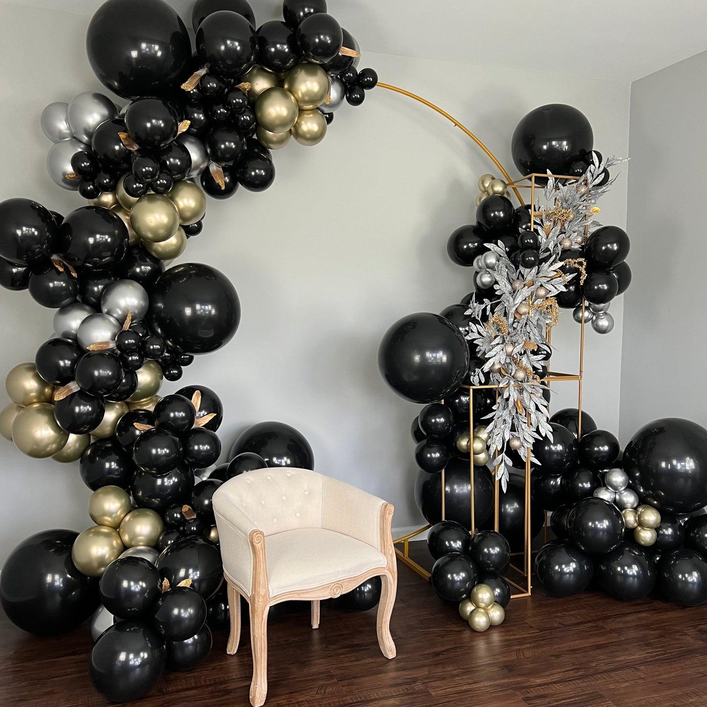 11" Ellie's Black Latex Balloons (100 Count) - Ellie's Brand