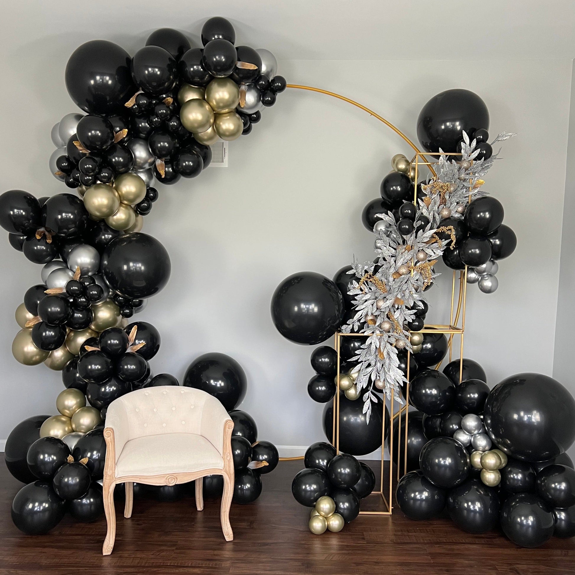 11" Ellie's Black Latex Balloons (100 Count) - Ellie's Brand