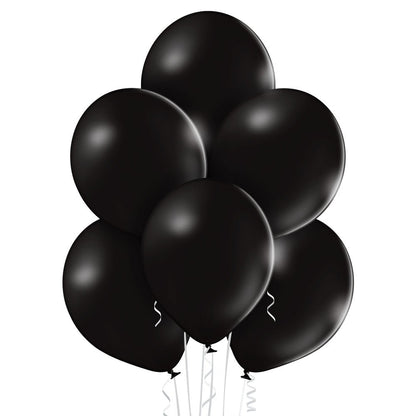 11" Ellie's Black Latex Balloons (100 Count) - Ellie's Brand