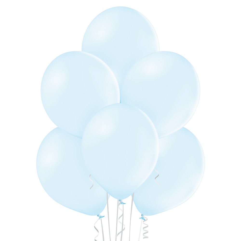 11" Ellie's Blue Mist (Pastel Blue) Latex Balloons (12 Count) - Ellie's Brand