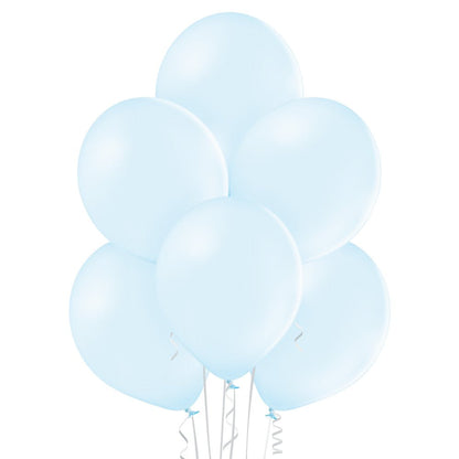 11" Ellie's Blue Mist (Pastel Blue) Latex Balloons (12 Count) - Ellie's Brand