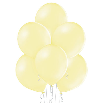 11" Ellie's Lemon Cream (Pastel Yellow) Latex Balloons (100 Count) - Ellie's Brand