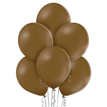 Load image into Gallery viewer, 11&quot; Ellie&#39;s Milk Chocolate (Mocha Brown) Latex Balloons (12 Count) - Ellie&#39;s Brand

