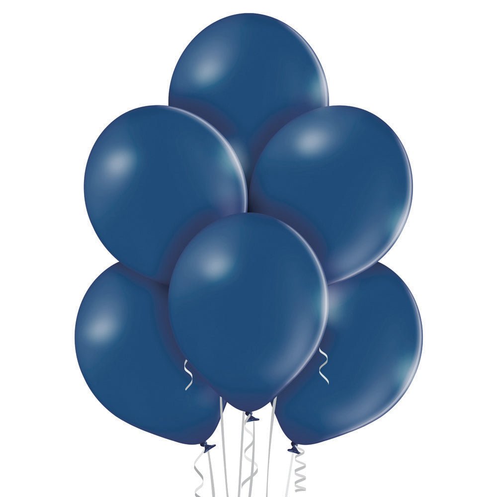 11" Ellie's Navy (Dark Blue) Latex Balloons (100 Count) - Ellie's Brand