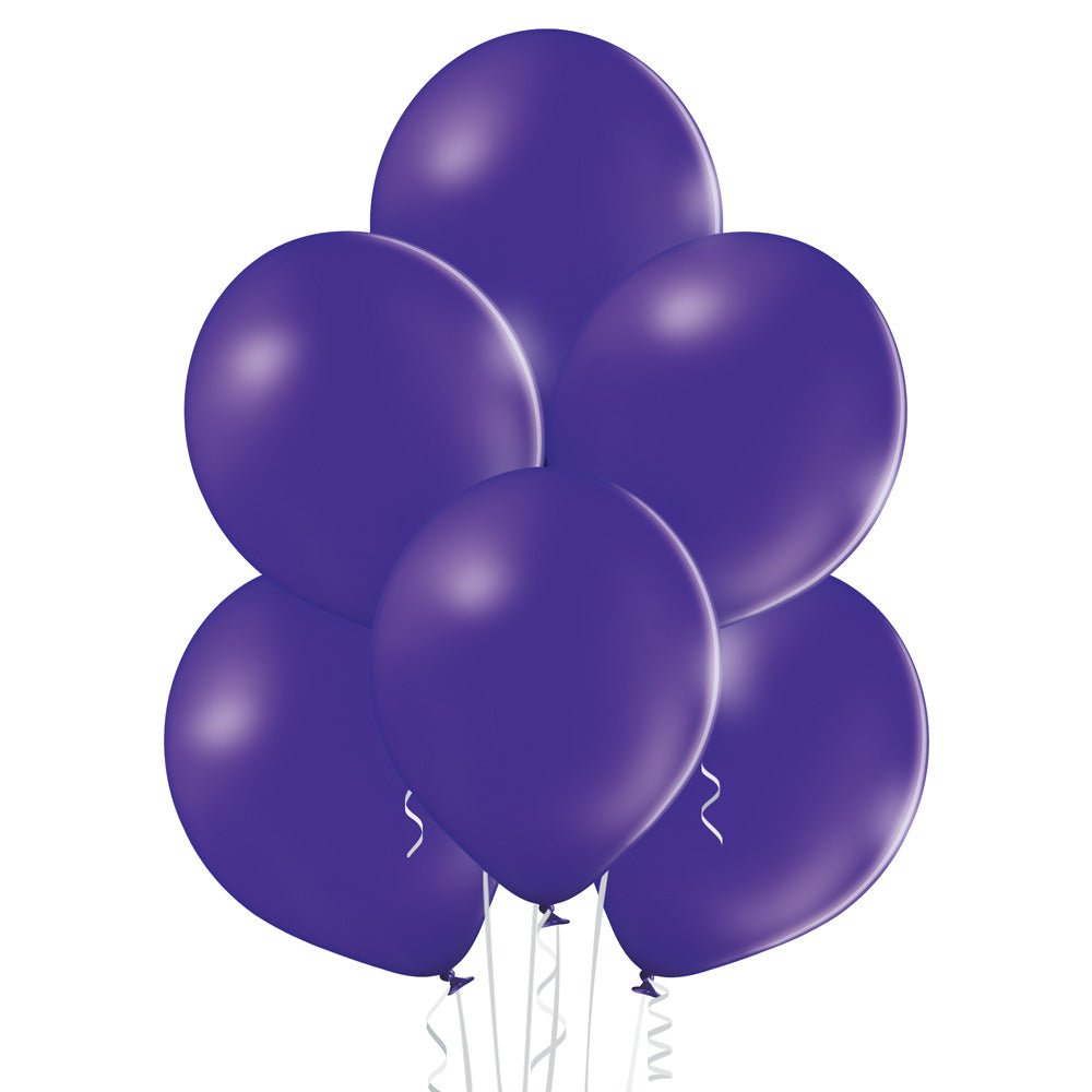 11" Ellie's Violet (Dark Purple) Latex Balloons (100 Count) - Ellie's Brand