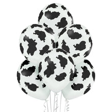 Load image into Gallery viewer, 12&quot; Ellie&#39;s Cow Print Latex Balloons (12 Count) - Ellie&#39;s Brand
