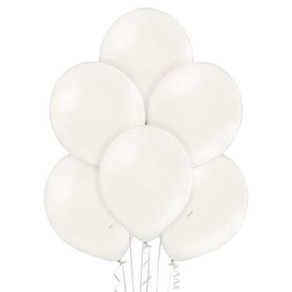 12" Ellie's Pearl White Latex Balloons (100 Count) - Ellie's Brand