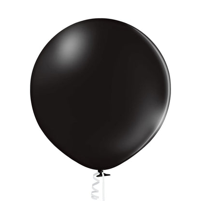 24" Ellie's Black Latex Balloons (10 Count) - Ellie's Brand