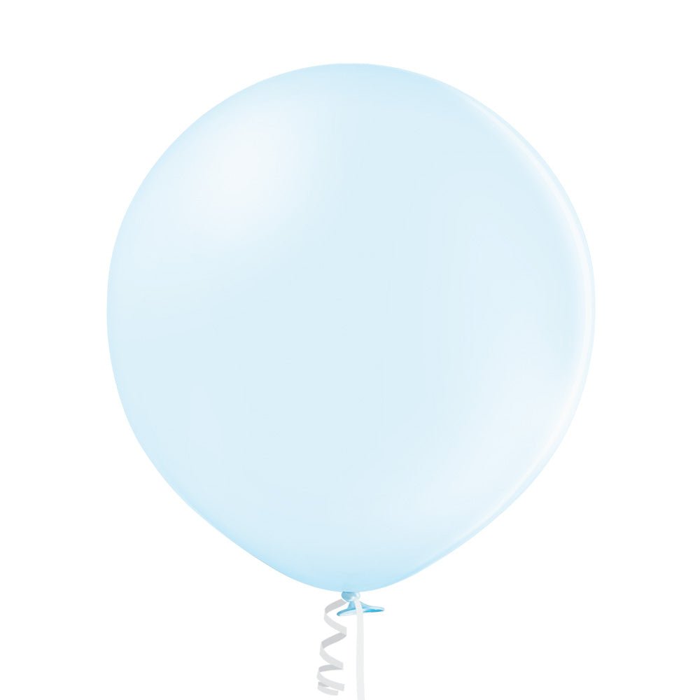 24" Ellie's Blue Mist (Pastel Blue) Latex Balloons (10 Count) - Ellie's Brand