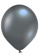 Load image into Gallery viewer, 24&quot; Ellie&#39;s Glazed (Chrome) Slate Gray Latex Balloons CLEARANCE (10 Count) - Ellie&#39;s Brand
