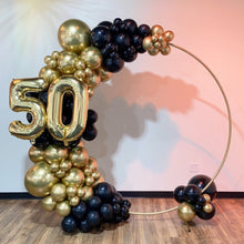 Load image into Gallery viewer, 32&quot; Ellie&#39;s Chrome Gold Mylar Number Balloons (1 Count) - Ellie&#39;s Brand
