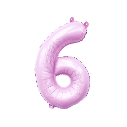 32" Ellie's Lilac Pink Lemonade Mylar Number Balloons (1 Count) - Ellie's Brand