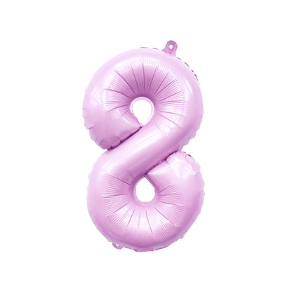 32" Ellie's Lilac Pink Lemonade Mylar Number Balloons (1 Count) - Ellie's Brand