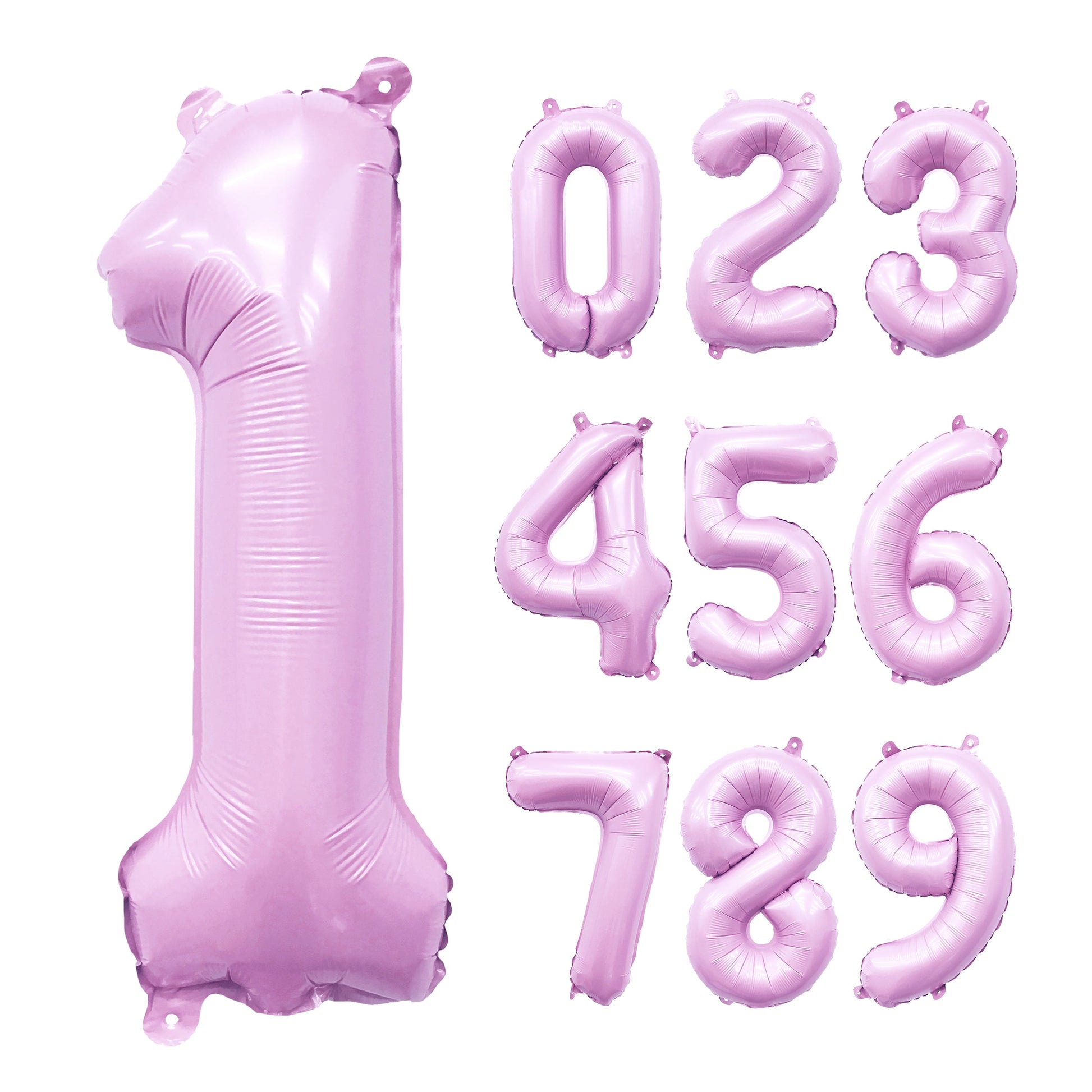 32" Ellie's Lilac Pink Lemonade Mylar Number Balloons (1 Count) - Ellie's Brand