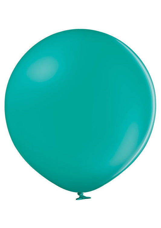 36" Ellie's Teal Waters (Turquoise) Latex Balloons (2 Count) - Ellie's Brand