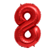 Load image into Gallery viewer, 42&quot; Ellie&#39;s Red Mylar Number Balloons (1 Count) - Ellie&#39;s Brand
