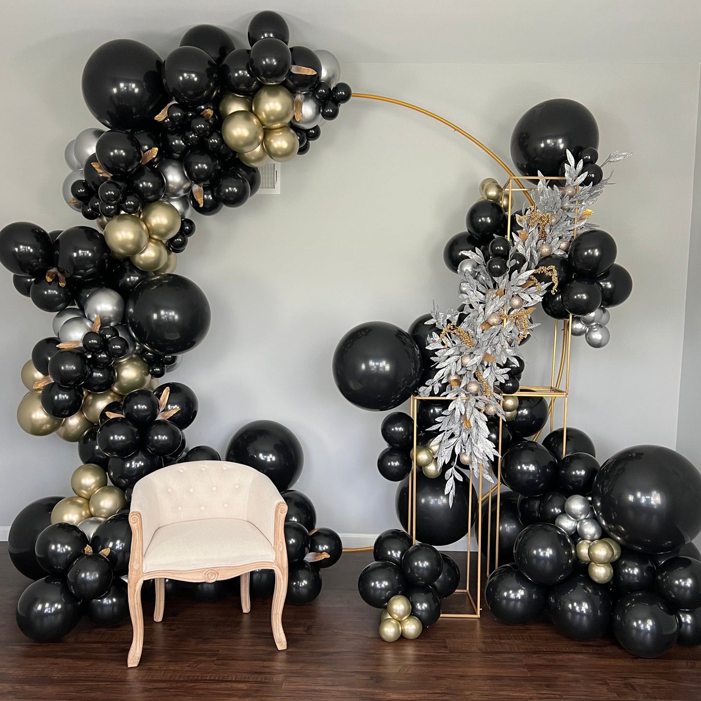 5" Ellie's Black Latex Balloons (100 Count) - Ellie's Brand