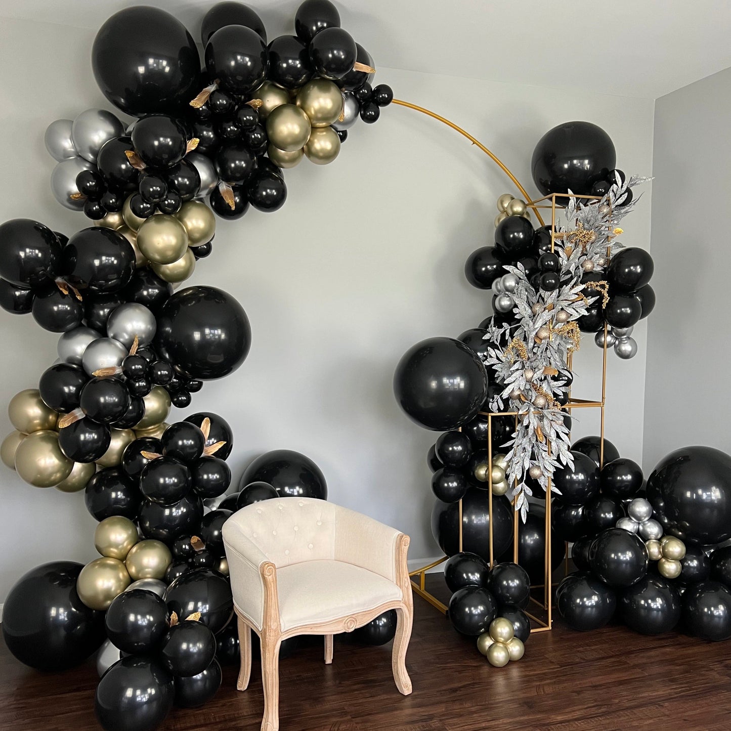 5" Ellie's Glazed (Chrome) Gold Latex Balloons (100 Count) - Ellie's Brand