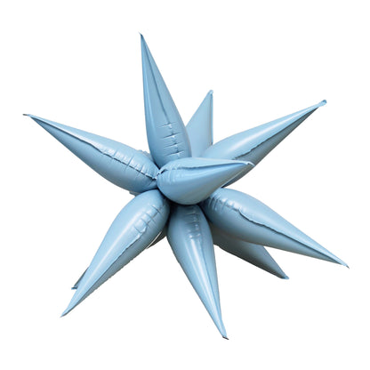 Ellie's Pastel Blue Starburst Cluster Balloon (26 Inches) - Ellie's Brand