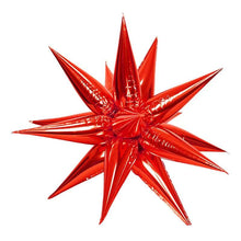 Load image into Gallery viewer, Ellie&#39;s Red Starburst Cluster Balloon (26 Inches) - Ellie&#39;s Brand
