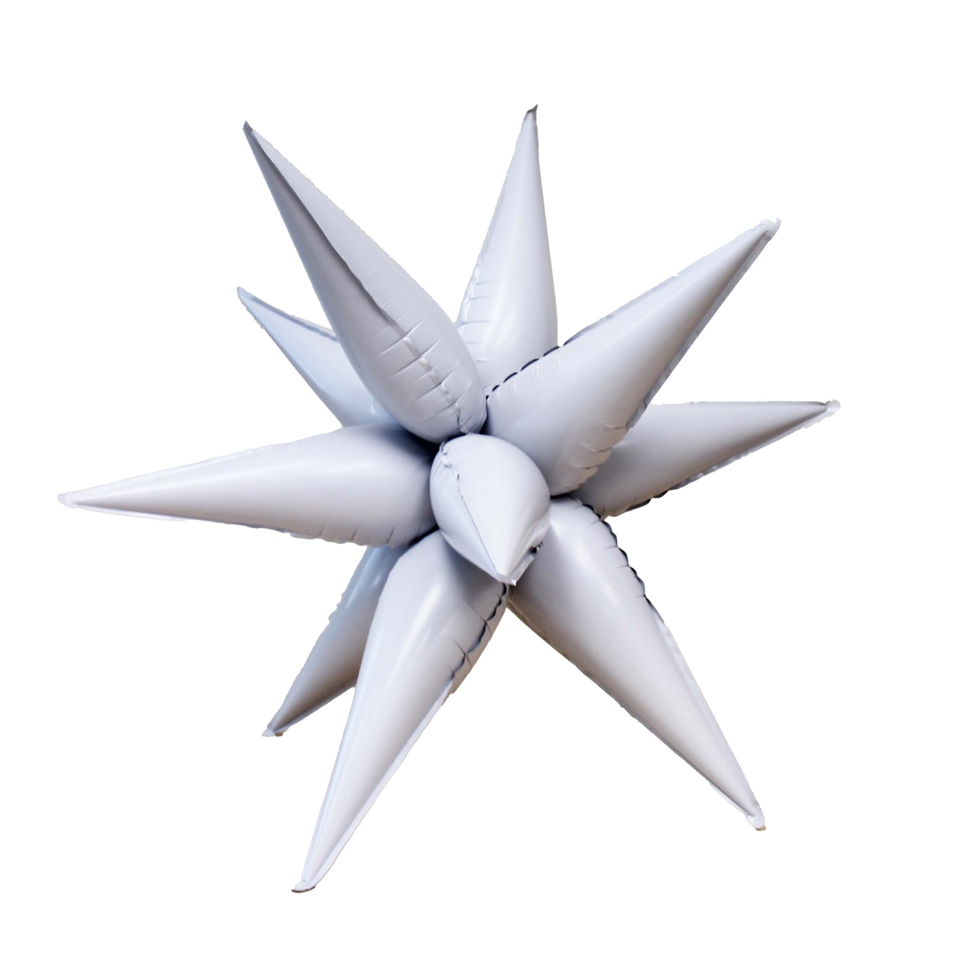 Ellie's White Starburst Cluster Balloon (26 Inches) - Ellie's Brand