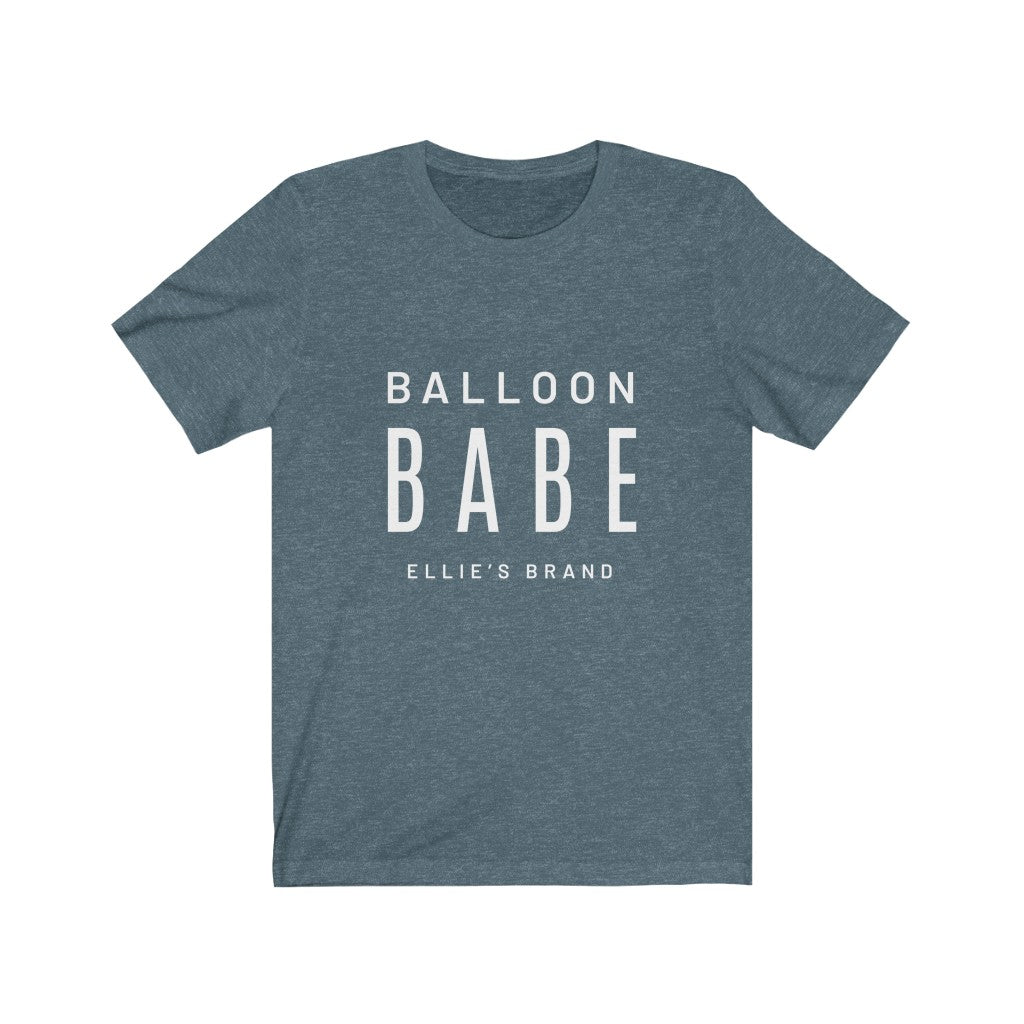 Slate Balloon Babe Jersey T-Shirt - Ellie's Brand