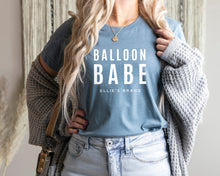 Load image into Gallery viewer, Slate Balloon Babe Jersey T-Shirt - Ellie&#39;s Brand
