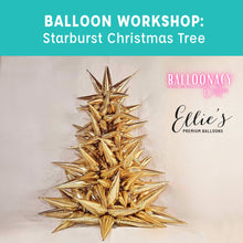 Load image into Gallery viewer, Workshop: Starburst Mylar Balloon Christmas Tree - Ellie&#39;s Brand
