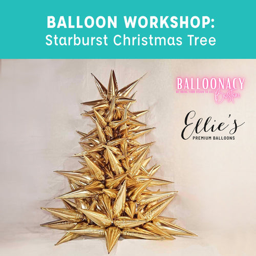 Workshop: Starburst Mylar Balloon Christmas Tree - Ellie's Brand